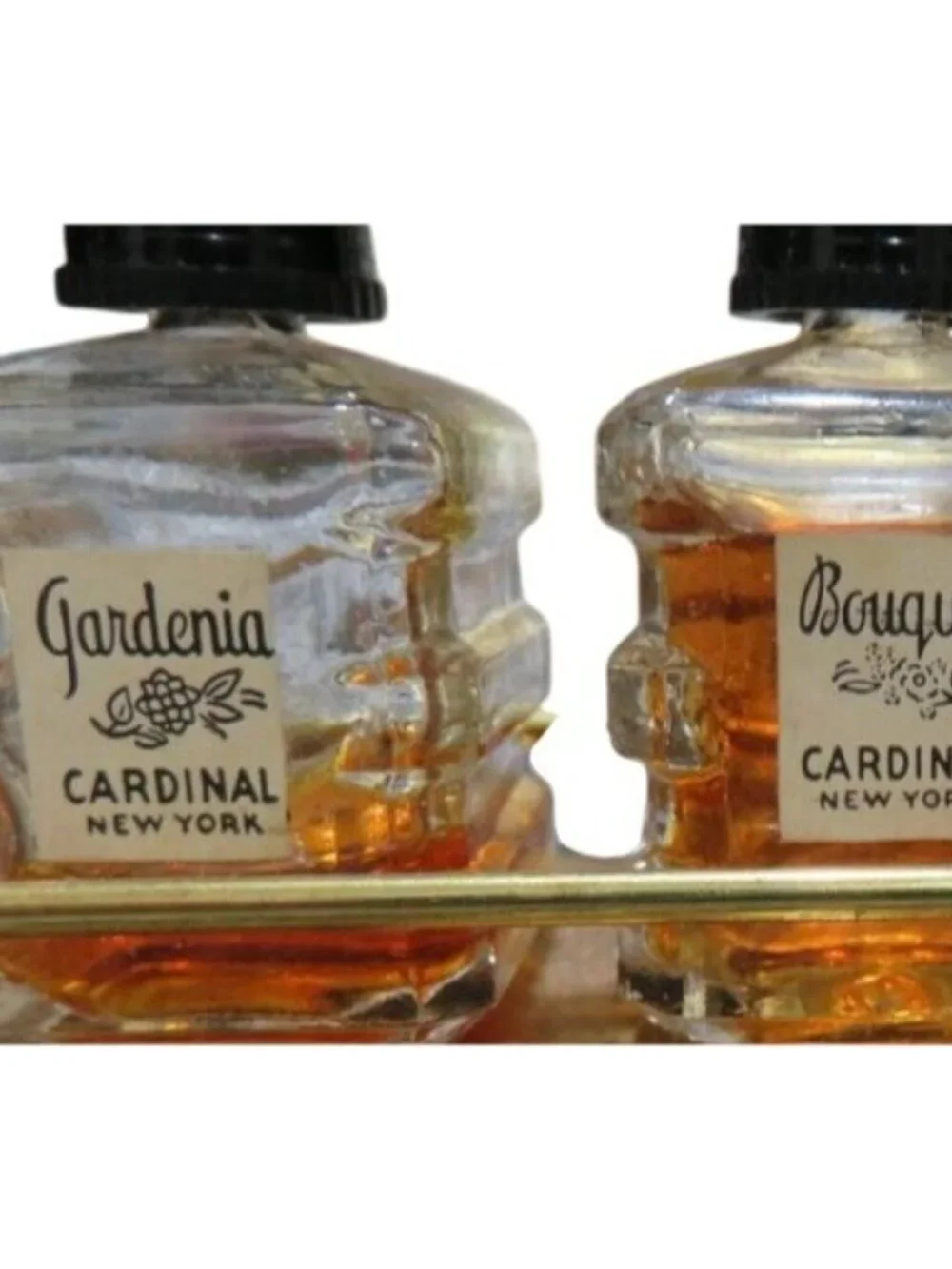 Tantalux by Cardinal Eau De Parfum Gardenia Chypre Bouquet Heart Lock & Key 1938